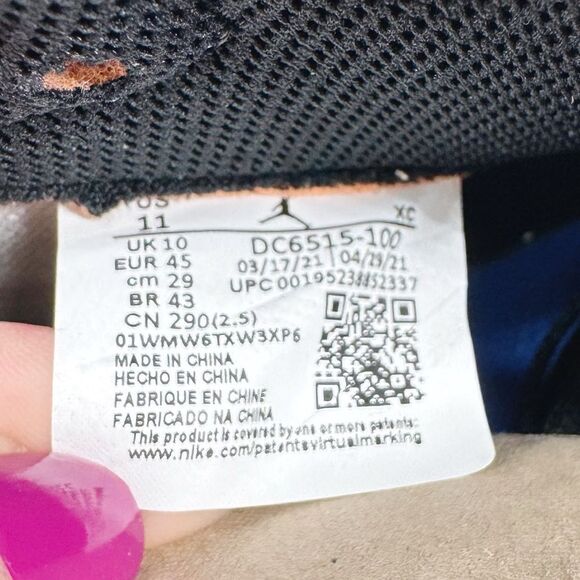 Nike Air Jordan 1 Retro High Prototype OG DC6515 100 Size 11 - Picture 10 of 11